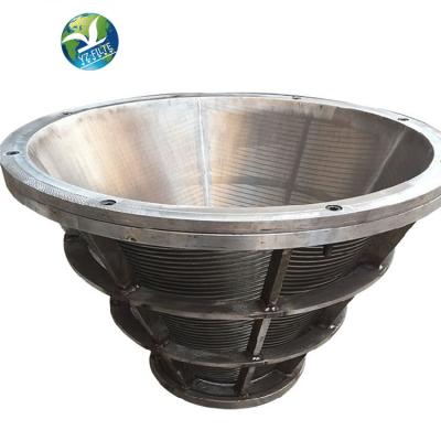 China Factory Stainless Steel Conical Centrifuge Basket for sale