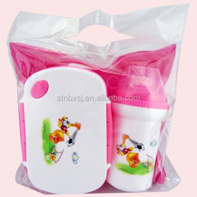 China Sustainable Sublimation Lunch Box Set For Kids for sale