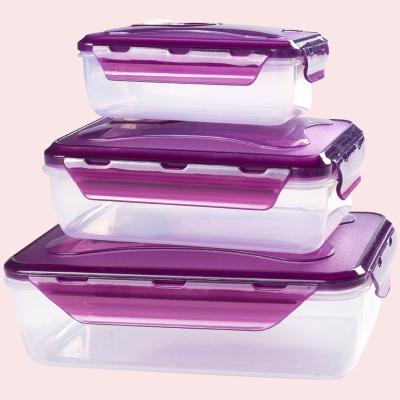 China Sustainable plastic food container hot sale food container/crisper/plastic kitchenware for sale