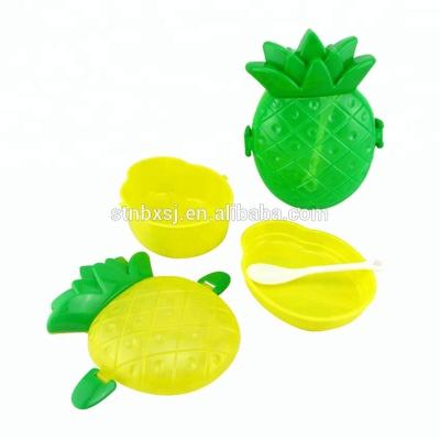 China BPA Free Sustainable Pineapple Shape Kids Lunch Box for sale