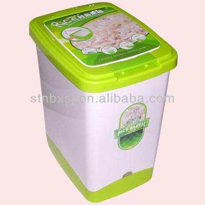 China Freshness Preservation Medium Size Rice Container Plastic Cooked Bucket for sale