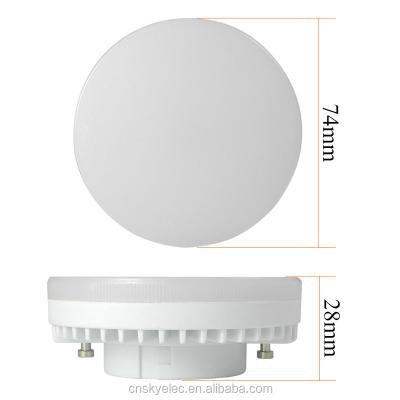 China Residential plastic aluminum cabinet led gx53 lamp 7W gx53 led hallway light ceiling lamp wall light bulb AC85-265V for sale