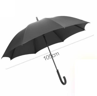 China Luxury Top Quality Morden Gentlemen Umbrella 8 Ribs Pongee Fabric Umbrella for sale