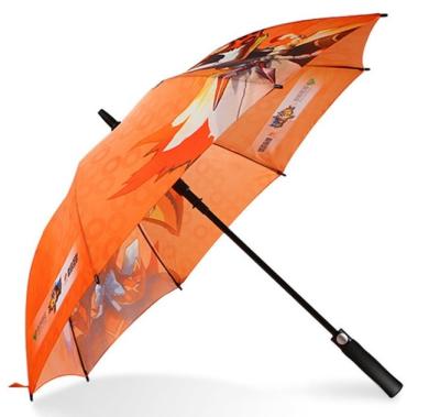 China Morden Luxury 8 Ribs Large Size Auto Open Golf Umbrella With Photo Printing Umbrella for sale