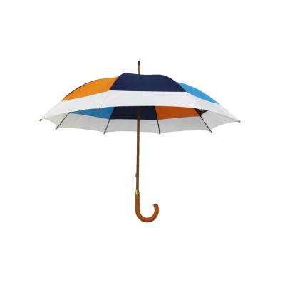 China Morden Good Quality Luxury Manual Shaft Wooden Umbrella For Gift Promotion Umbrella for sale