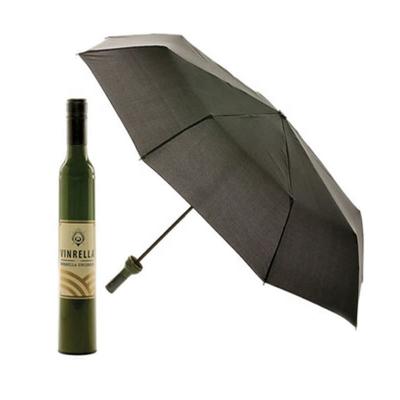 China Creative Quality Open Design Manaul Waist Wine Bottle Umbrella for sale