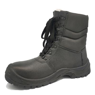 China Toe Labor Insurance Leather Rubber SRC Steel Non-Slip Work Labor Safety Shoes for sale