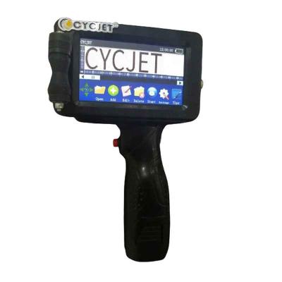 China Date Code Hand Jet Handheld Inkjet Printer Coding Machine 25.4mm Print Height for sale