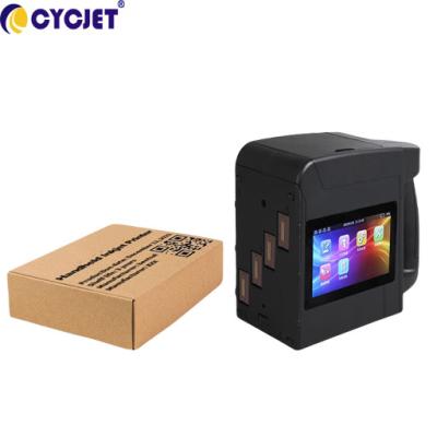 China CYCJET Grote breedformaatprinter Solvent Ink Logo Handheld Inkjet Printer voor industriële productie Te koop