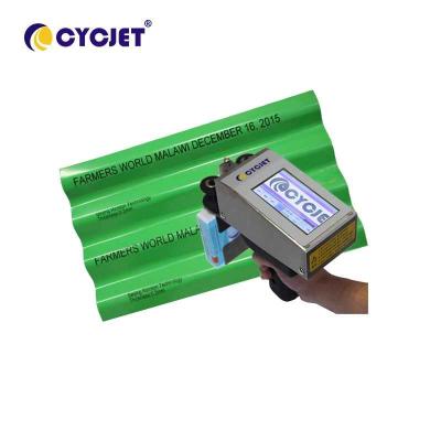 China Data Handheld portátil da altura da impressora a jato de tinta 18mm de CYCJET para a chapa de aço à venda