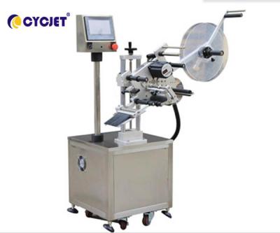 China CYCJET CLB-512B Flat Bottle Labeling Machine 1.0KW Semi Auto Labeling Machine for sale