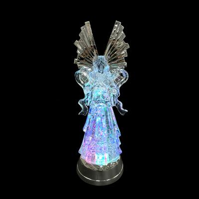 China Piping Angel Snow Globe Christamas/Christmas Gifts Home Decor Craft Good Quality Plastic Home Decor for sale