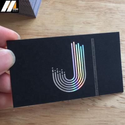 China Professional Production Glitter Fashion Shiny Hologram Business Cards 3.5