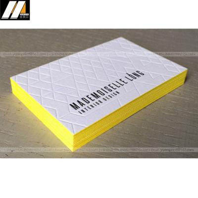 China Advertising Hot Sale Letterpress Printing Luxury Custom Printed Business Cards for sale