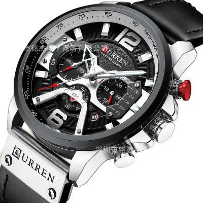 China Casual Multifunction Chronograph Lifetime Quartz Waterproof Fashion Sports Men's Watch for sale