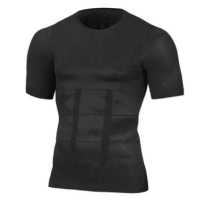 China Free Shipping Anti-Shrink Compression T-shirt Fitness Anti-Shrink Summer Under Top Mens T Shirt for sale