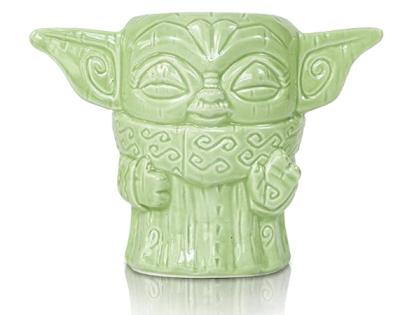 China Yoda Viable Ceramic Cup Mugs Tiki Mug Tiki Coffee Mug Ceramic Coffee Mug for Bar and Cafe for sale