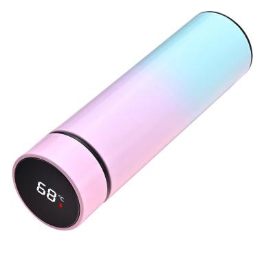 China Sustainable Intelligent Temperature Display Stainless Steel Water Bottle Vacuum Flasks Thermoses Coffee Mug Christmas Gifts for sale