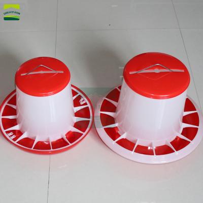 China Automatic Feed Barrel Chicken Feed Bucket Chicken Feed Bowl Chicken Duck Goose Large Automatic Feed Bucket for sale