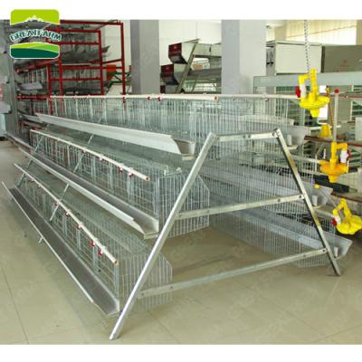 China Grow Large Farm Layer Chicken Cages For Nepal Chicken Battery Cage For Broiler for sale