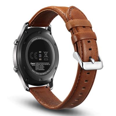 China Hot-selling Leather Watch Bands For Samsung Watch Band Silicone Leather Watch Band 2021 for sale