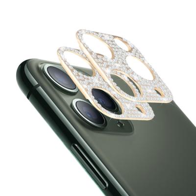 China Explosion-proof 3D Diamond Tempered Glass Camera Screen Protector For New iPhone 12 for sale