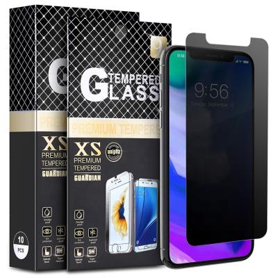 China High Quality ESEEKGO 0.33mm 2.5D 9H Anti Spy Privacy Tempered Glass Screen Protector For iPhone 13 Max iPhone 12 pro for sale