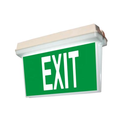 China Waterproof Emergency Lighting IP65 Emergency Light Exit Sign Ceiling Hanging Installation for inndor outdoor fire emergency lighting for sale