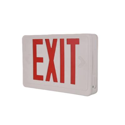 China Low red green black white color factory sale emergency lighting price led ceiling mounted emergency exit sign for sale