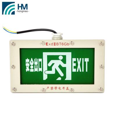 China Explosion Proof Aluminum Wall Mounted Emergency Lighting CE Exit Sign for sale