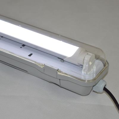 China Hotel 0.9m Single Linear Light Fixture Triproof Light Accessories 15W 30W 3ft for sale