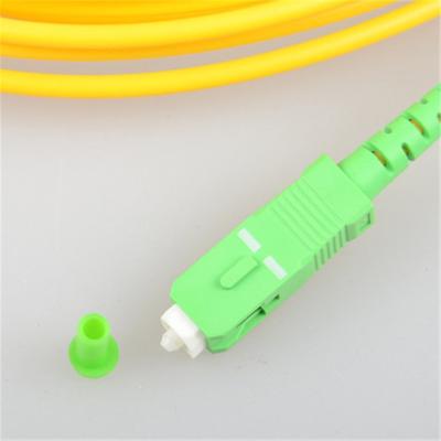 China Sc-APC- Sc UPC G657A2 3.0mm de Simplex Singlemode Optische Vezel Patchcord LSZH van 3M Te koop