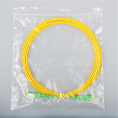 China SC / APC - SC / APC Fiber Optic Patch Cable SX SM Optical Fiber Patch Cord LSZH for sale