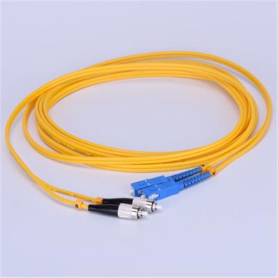 China SC UPC-FC UPC Patchcord 3.0mm 3m Single/Dual Core Single Mode Patch Cable SX SM LSZH for sale