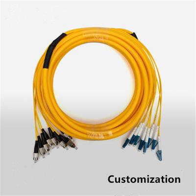 China Modo del conector del cordón de remiendo de la fibra óptica SC/FC/LC/ST solo que modifica el cable del remiendo para requisitos particulares en venta