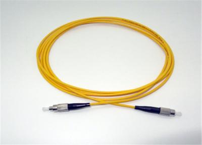 China FC UPC Fiber Optic Patch Cable Single Mode 3m PVC Patch Cord LSZH Cables for sale