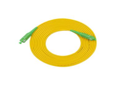 China SC APC - SC APC Fiber Optic Patch Cord 3M Single Mode 3.0mm Patch Cable for sale