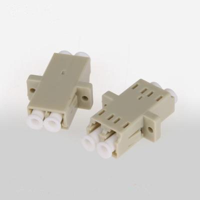 China Multi Mode Fiber Optic Adapters Fiber LC / LC Duplex Coupler High Reliability for sale