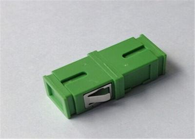 China Simplex Fiber Optic Cable Adapter SC / APC Single Mode Communication Coupler for sale