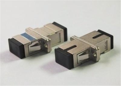 China SC / PC Fiber Optic Connector Adapter Single Mode Communication Flange Connector for sale