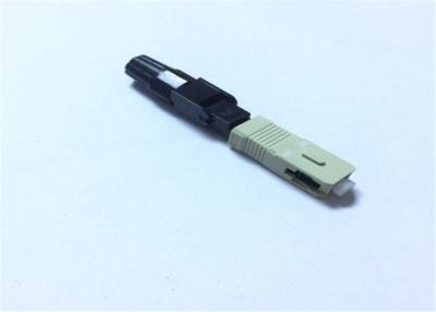 China SC UPC Fiber Optic Fast Connectors Multi Mode 50um / 62.6um For FTTH Outlets for sale