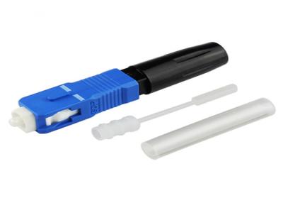 China SC UPC Fiber Optic Fast Connectors Single Mode FTTH Quick Fiber Connector for sale