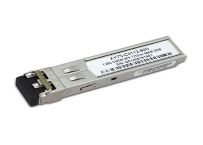 China Hua Wei ZTE Cisco Fiber Optic Transceiver Module 1.25G 80km CWDM LC 1310nm for sale