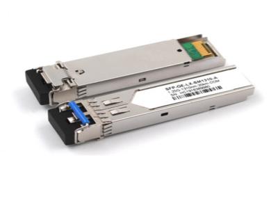 China 1.25G 1310nm 20km SFP Transceiver Module Single Mode Fiber Transceiver for sale