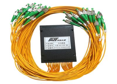 China 1x32 2.0mm FC APC PLC Fiber Optical Splitter Single Mode ABS Coupler For GPON for sale