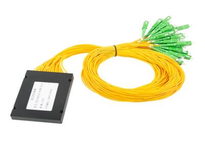 China SC APC ABS PLC Splitter 1x32 2.0mm Insert Fiber Optic Coupler Pigtail for sale