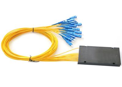 China SC UPC ABS PLC Splitter Box 1x16 1m 2.0mm Optical Low Insertion Loss Coupler for sale