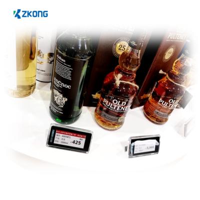 China Change Price In Seconds Electronic Zkong Shelf Label Fast Update Speed ​​2.66 Inch Label for sale