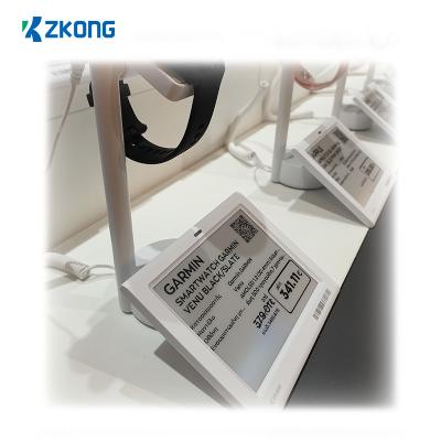 China Zkong E Ink Price Tag Indoor Yellow Supermarket BLE Vegetable Electronic Shelf Label for sale