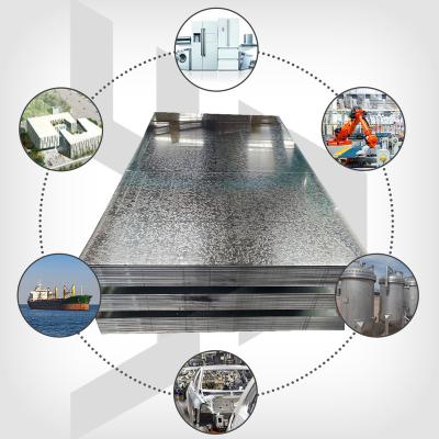 China Building materials gi metal sheet spcc dc01 galvanized main galvanized steel plate sheet z600 steel sheets 0.5 for sale